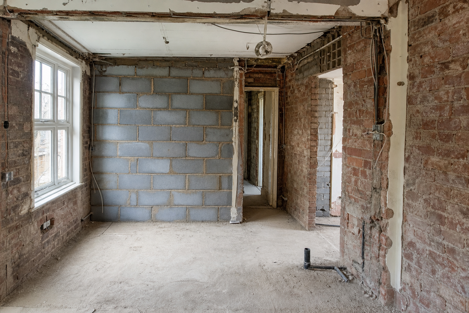 Dry Lining before - Peterborough