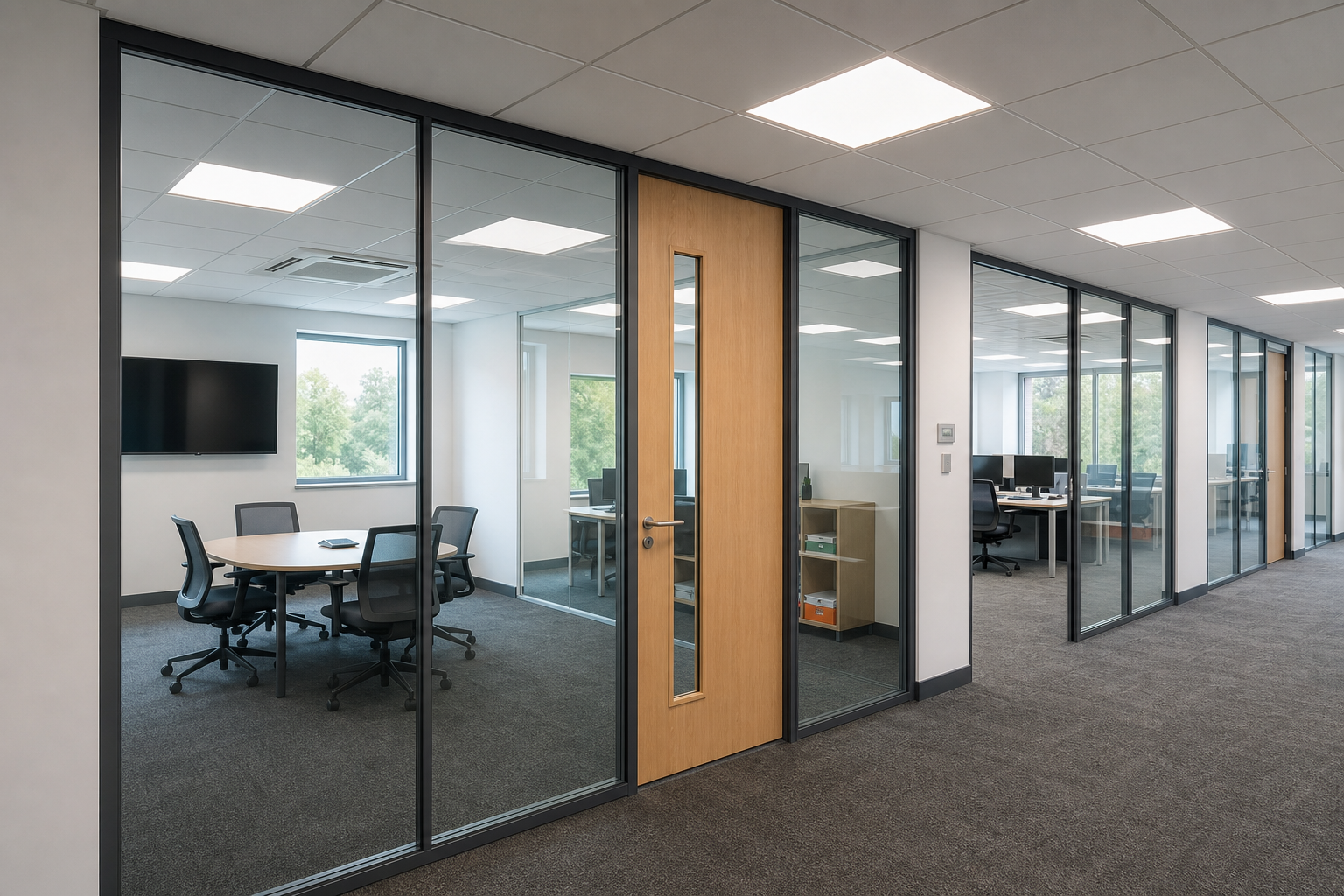 Metal Stud Partitioning after - Peterborough